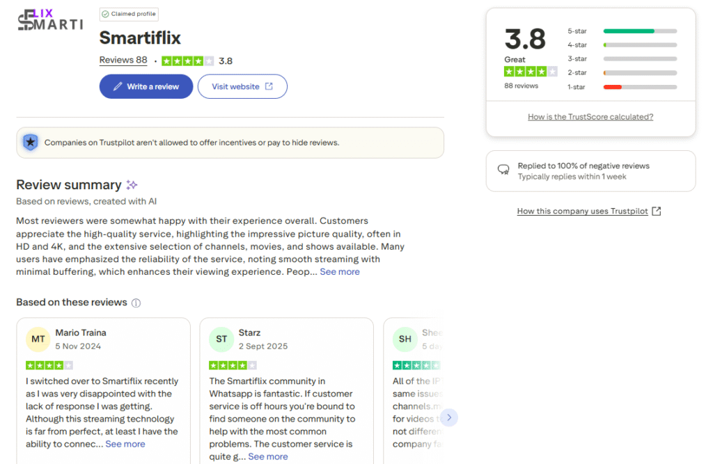 smartflix iptv reviews