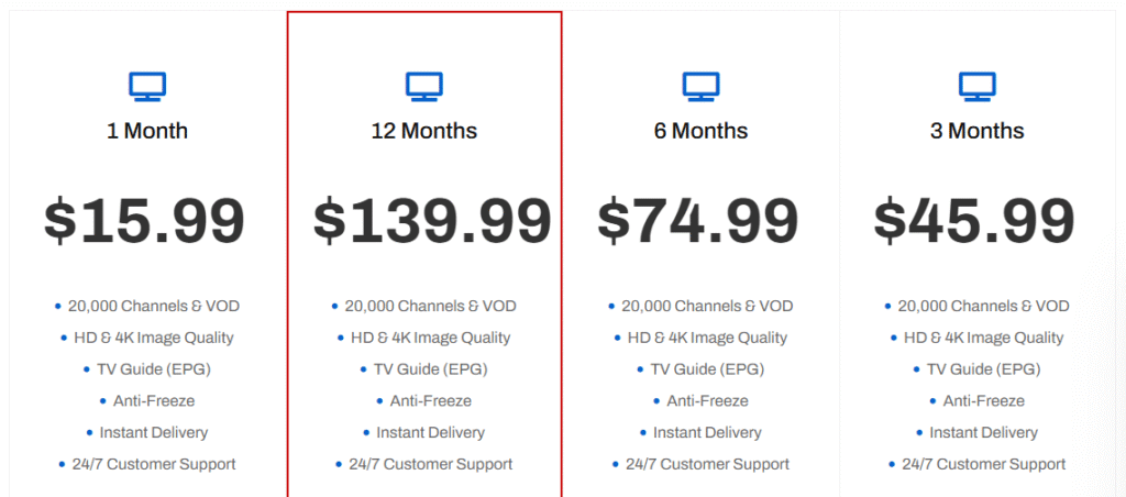 Xtreme hd IPTV price